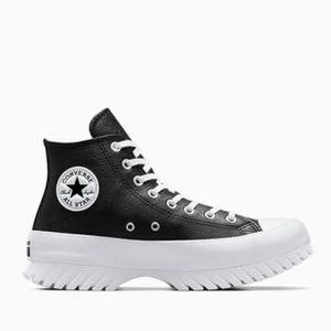 Converse Black Genuine Leather Chuck Taylor All Star Lugged 2.0